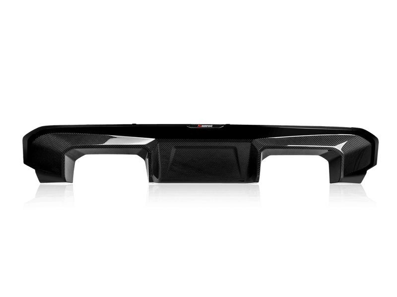 Laden Sie das Bild in Galerie -Viewer, Akrapovic Rear Carbon Fibre Diffuser - High Gloss Black - BMW M4 (G82, G83) - OPF/GPF 2023