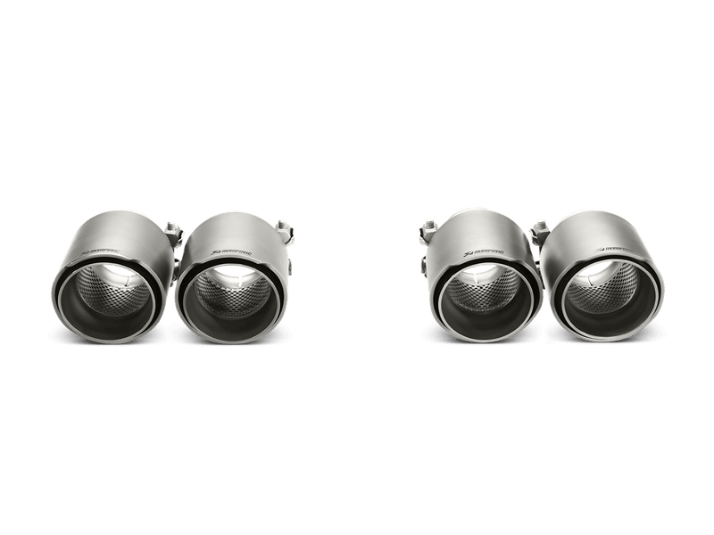 Laden Sie das Bild in Galerie -Viewer, Akrapovic Tail pipe set (Titanium) - BMW M3 (F80) 2018 / M4 (F82, F83) 2020