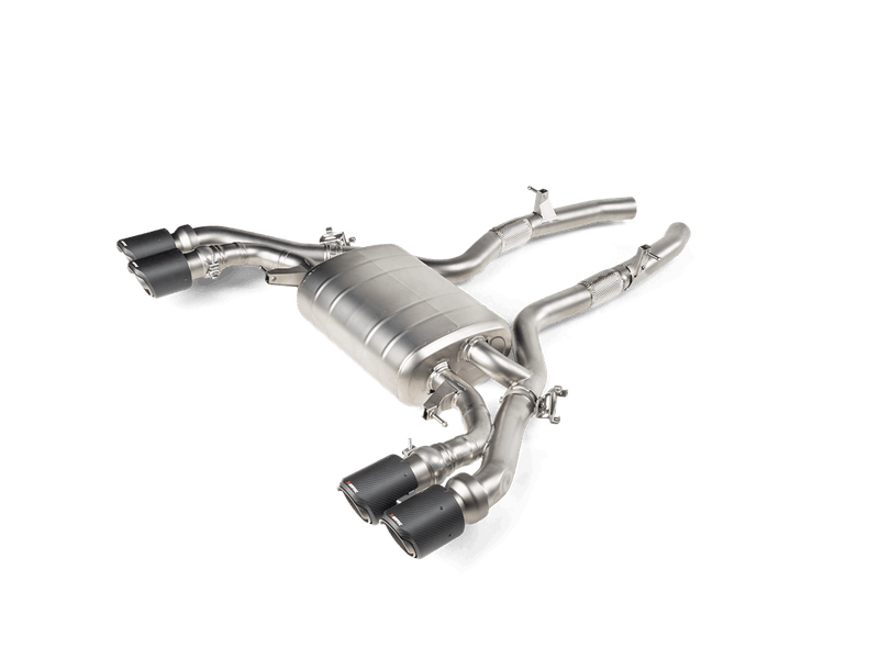 Laden Sie das Bild in Galerie -Viewer, Akrapovic Slip-On Line (Titanium) - BMW X3 M / X3 M COMPETITION (F97) - OPF/GPF 2023