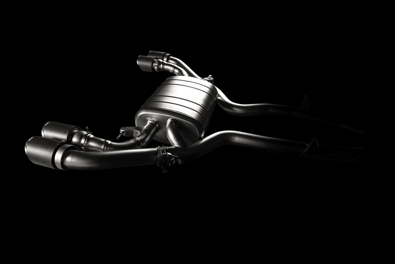 Laden Sie das Bild in Galerie -Viewer, Akrapovic Slip-On Line (Titanium) - BMW X3 M / X3 M COMPETITION (F97) - OPF/GPF 2023