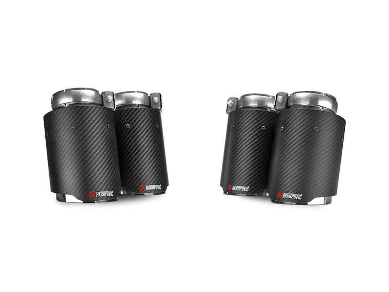 Laden Sie das Bild in Galerie -Viewer, Akrapovic Tail pipe set (Carbon) - BMW M3 (F80) 2018 / M4 (F82, F83) 2020