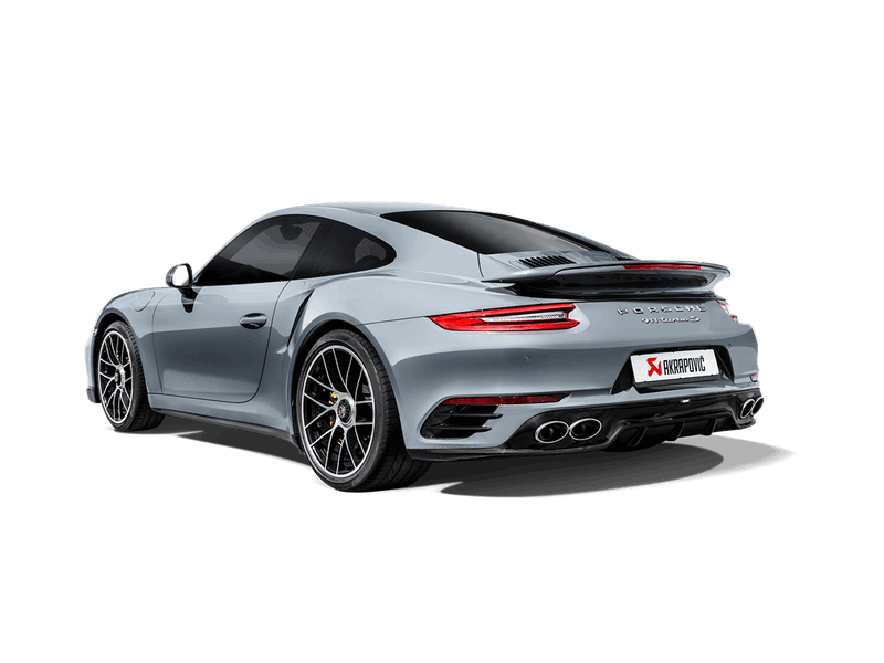 Laden Sie das Bild in Galerie -Viewer, Akrapovic Rear Carbon Fibre Diffuser - High Gloss - PORSCHE 911 TURBO / TURBO S (991.2) 2019