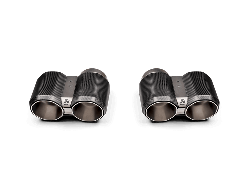Laden Sie das Bild in Galerie -Viewer, Akrapovic Tail Pipe Set (Carbon) - BMW M2 COUPÉ (G87) / M4 (G82, G83) - 2023
