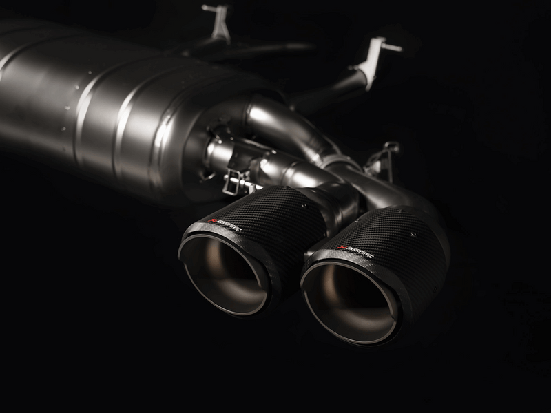 Laden Sie das Bild in Galerie -Viewer, Akrapovic Slip-On Line (Titanium) - BMW X3 M / X3 M COMPETITION (F97) - OPF/GPF 2023