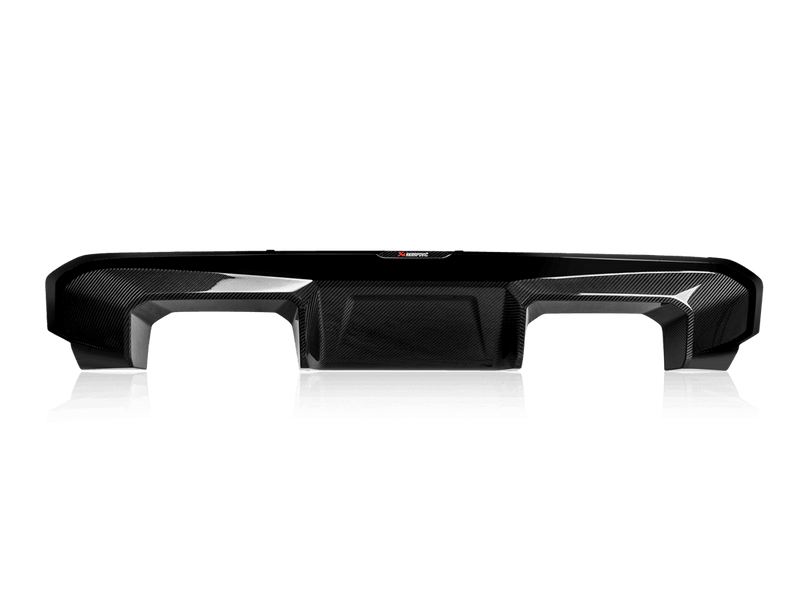 Laden Sie das Bild in Galerie -Viewer, Rear Carbon Fibre Diffuser - High Gloss Black - BMW M3 (G80, G81) - OPF/GPF 2023
