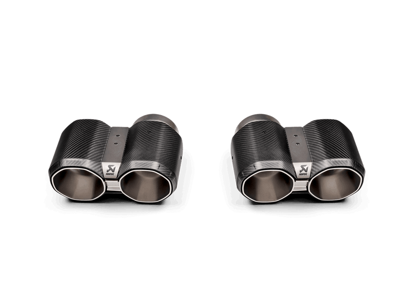 Laden Sie das Bild in Galerie -Viewer, Akrapovic Tail Pipe Set (Carbon) - BMW M2 COUPÉ (G87) / M4 (G82, G83) - 2023
